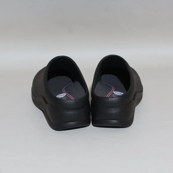 Womens Klogs Footwear Malibu Size 6 Wide Black Non Slip Work Shoes Slip On Clogs - Picture 4 of 7